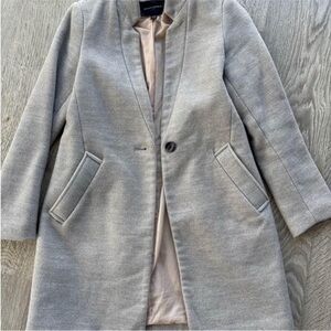BANANA REPUBLIC Grey Peacoat
